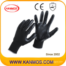 Nylon Knitted Nitrile Jersey Coated Industrial Safety Work Glove (53204NL)